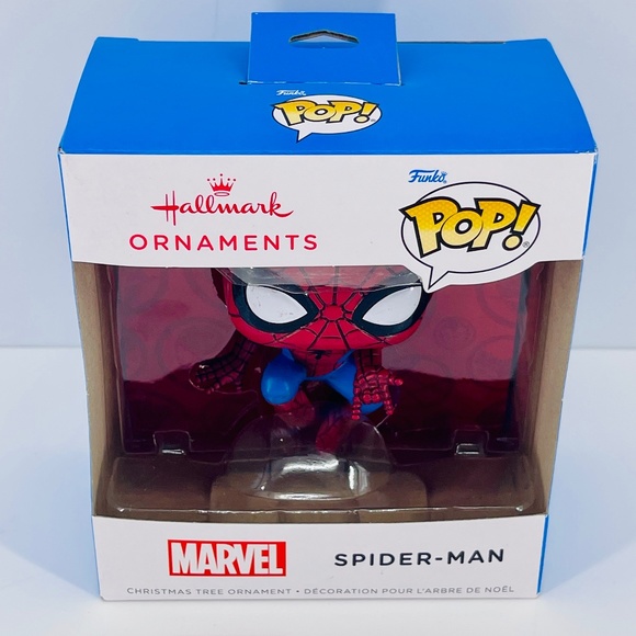 Hallmark Marvel Spider-Man Funko POP! Resin Christmas Tree Ornament New in Box - Picture 3 of 5